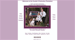 Desktop Screenshot of double-d-dalmatians.com
